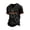 Black, variant on Jersey Men Germany Letter Ombre Gradient Flag Crewneck Tee Short Sleeve Fan Top for Summer Daily & Street Casual Outfit,Multicolor(XXXL)