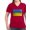 Garnet, variant on CafePress - Ukraine Flag T Shirt - Women's V-Neck Dark T-Shirt