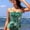 Color 03, variant on Top-kevin Women Swimsuit One Piece Bathing Suit Square Neck Cutout Back Tummy Control with Adjustable Spaghetti Straps