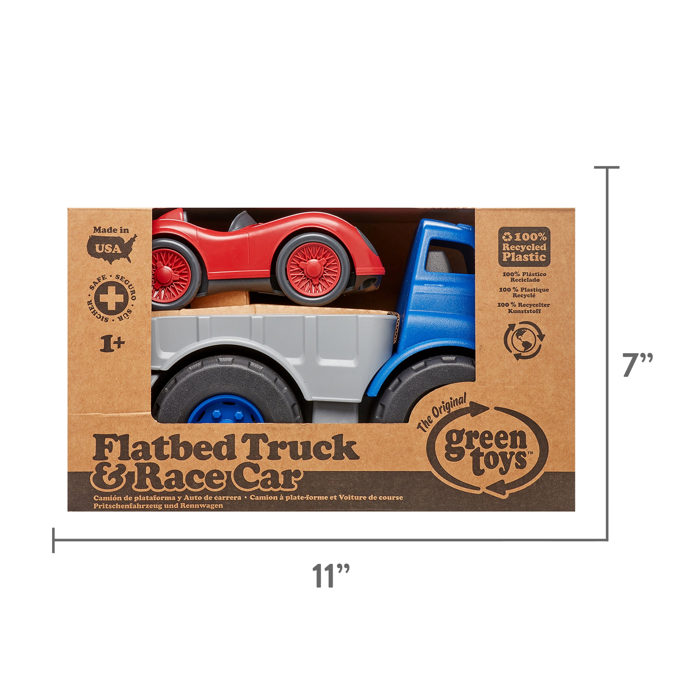 Green Toys Flatbed & Racecar FFP 