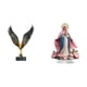 thumbnail image 1 of Estatua De Resina Acrílica Con Alas Extendidas, Escultura Feng Shui, Adorno Decorativo De Mesa Independiente Con Base Para Fiesta, Hogar, Estantería, Festival, Dormitorio, 1 of 8