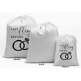 thumbnail image 2 of Darling Souvenir White Last Fling Before Wedding Favor Party Supplies Gift Pouches Favor&nbsp;Candy Bags&nbsp;15 Pieces, 2 of 5