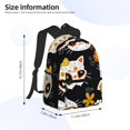 thumbnail image 2 of Balery Cat Skulls and Flowers Mochila para Mujeres y Hombres, Mochila Ligera Casual para Viajes, Mochila Clásica Básica para la Universidad, 2 of 6