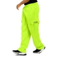 thumbnail image 4 of G-Style USA Men's Heavyweight Fleece Lounge Cargo Sweatpants, Up to 6XL, 4 of 5