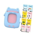 thumbnail image 3 of Tarjetas parlantes, máquina de aprendizaje, bolsillo en inglés, juguete de desarrollo del aprendizaje del habla para niños, niñas, niños, regalo para azul, 3 of 8
