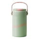 thumbnail image 1 of Taza de té de acero inoxidable con colador - vaso aislante al vacío de 550 ml, diseño floral, tapa impermeable, vaso portátil para pajita para bebidas calientes y frías, 1 of 2