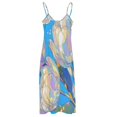 thumbnail image 5 of Vibe Blooming Tulips Fine Art Sleeveless Dress Summer Dress Woman 2025, 5 of 7