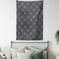 thumbnail image 4 of Ethnic Tapestry, Traditional Folk Pattern in Knitting Form South American Ecuador Geometric Tropical, Wall Hanging for Bedroom Living Room Dorm Decor, 40W X 60L Inches, Multicolor, by Ambesonne, 4 of 5