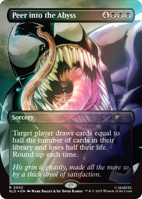 Magic the Gathering Secret Lair x Marvel's Spider-Man: Venom Unleashed (Colors) (Foil)