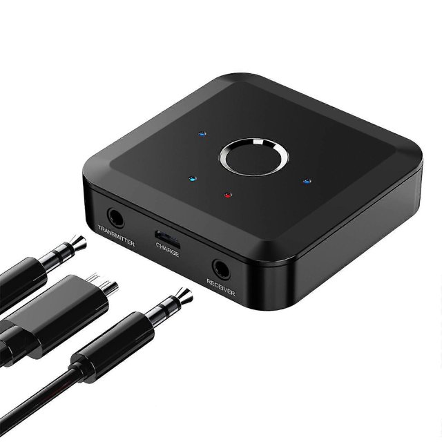 3.5 Aux Audio Adapter Optical Coaxial Tf/u-disk Fm Mic Wireless Transceiver