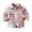 Pink, variant on GUNIA Boys Long Sleeve Plaid Shirt Button Down Shirts Casual Classic Stylish T-Shirt Tops Coat Jacket Outerwear For Boys And Girls 3-8 Years Army Green