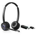 thumbnail image 1 of Leitner Lh475 - Auriculares Inalámbricos Para Ordenador Con Micrófono - Auriculares Zoom Y Teams - Auriculares Dect Usb Dongle Para Softphone, Ordenador, Portátil Y Tableta - Estilo De Uso Con Una O D, 1 of 5