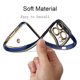thumbnail image 5 of Funda para iPhone 15 Pro Max/15 Plus/15 Pro/15, con borde chapado en oro rosa, suave, protectora para iPhone 15 Pro Max de 6,7 pulgadas, azul/dorado, 5 of 6