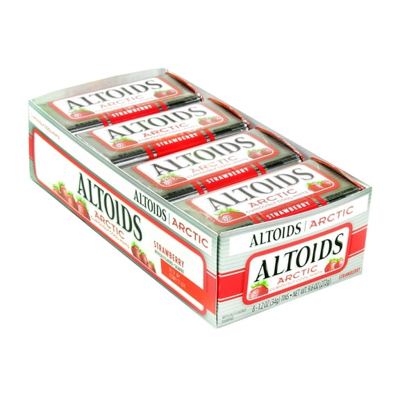 Altoids Arctic Mint 8Ct Strawberry -Tin - Pack of 8