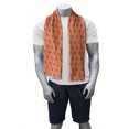 thumbnail image 2 of Rocket Gym Towel, Flying Space Elements Playful Modern Pattern, One-Sided Quick Dry Microfiber for Beach Fitness & Swimming, 60" x 30", Burnt Sienna Quartz, by Ambesonne, 2 of 2