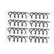 thumbnail image 5 of unbranded 30Ud Clip Fijo Negro Para Trenzar Y Peinar En Bodas Fiestas Y Actividades, 5 of 8