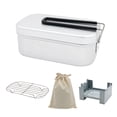 thumbnail image 1 of Tignapoo Compact Vintage-Style Outdoor Aluminum Lunch Box Set with Customizable Options - Includes Steamer Rack, Pocket Stove, and Storage Bag - Perfect for Camping and Picnics (750ML), 1 of 6