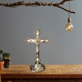 thumbnail image 4 of Crucifijo de pared Cruz,decoración de la pared colgante figura de jesús,capilla decoración cristo crucifijo casa stand,estatua de madera de pie oro católica cruces,Jesucristo Muro Crucifijo, 4 of 9