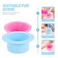 Silicone Wax Melting Pot 2 Pcs Waxing Bowl for Hair Removal Warmer