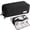 Black, variant on Large Capacity Pencil Case with 3 Compartment, Pencil Pouch Bag with Zipper, Pen Case Bag Stationery Organizer for Office College Students Adults Men Women, Dark Blue