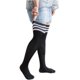 thumbnail image 5 of Agregue fertilizante para aumentar las medias hasta la rodilla de tres polos, medias japonesas, medias de estudiante, medias altas de color sólido, 5 of 5