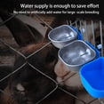 thumbnail image 4 of Methold Alimentador automático de agua para animales de acero inoxidable, repuesto portátil desmontable, cuenco de alimentación para mascotas ABS Suministros para pájaros Grande Desmontado Methold PT004518-03, 4 of 6