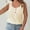 Beige, variant on Aofany Women's Summer Sleeveless Tank Tops Button Blouse Plus Size Loose Casual Vest T-shirt