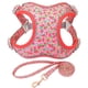 thumbnail image 1 of Flower Print Dog Harness Leash Reflective Pet Puppy Harness Vest Leash Adjustable for Small Medium Large Dogs Chihuahua Bulldog ShopWise Round, 1 of 13