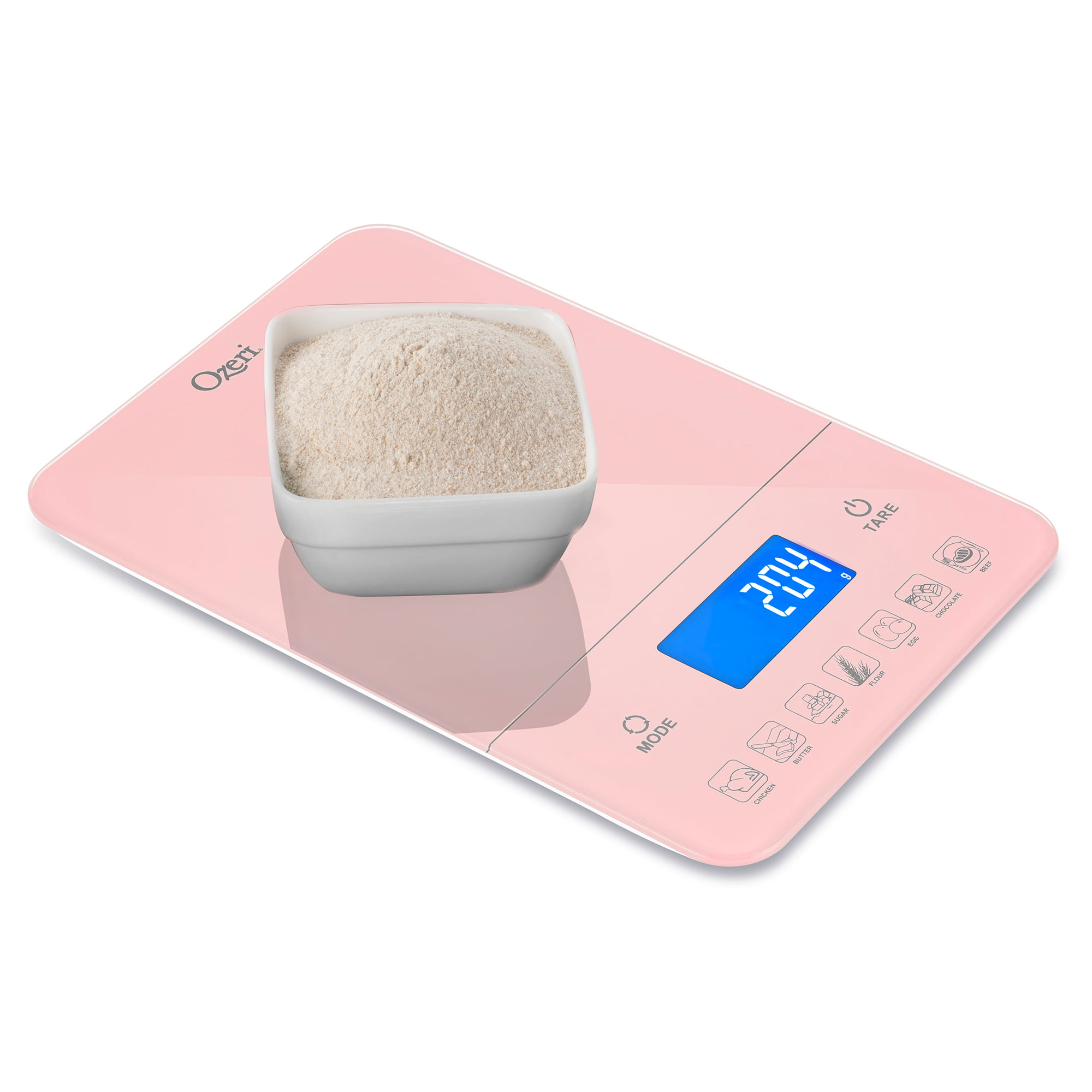 NEW】OZERI TOUCH III 22 LBS (10 KG) DIGITAL KITCHEN SCALE WITH CALORIE  COUNTER