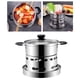 thumbnail image 4 of Tapa Chafer inoxidable martillado Chafing 18 Deluxe 1 Soporte 8 Set Olla caliente para Catering Dinner Buffet 18 cm shamjiam Platos de frotamiento, 4 of 9