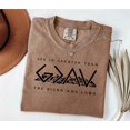 thumbnail image 2 of Comfort Colors Christian T-Shirt – God Is Greater Than the Highs and Lows | Religious Faith Tee with Bible Verse, 2 of 8