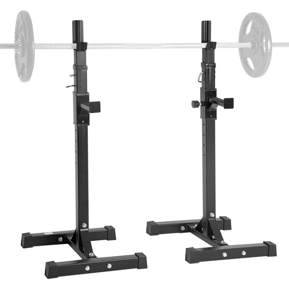 GJWL Squat Rack Adjustable Barbell Bench Press Stands Portable Barbell Rack