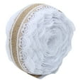 thumbnail image 2 of 2 Rolls 5m Retro Style Linen Lace Roll Ribbon Wedding Party DIY Decor AccessoriesType 1, 2 of 8