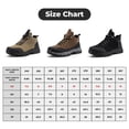 thumbnail image 2 of Fittington Men's Walking Hiking Shoes Outdoor Trekking Athletic shoes Arch Support | Reflective Safety Feature | Dark Brown/Black, 2 of 10