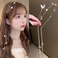 thumbnail image 4 of YSABOXY Shiny Wedding Butterfly Headband Head Chain Tassel Hair Gift Band Hoop AUS, 4 of 5