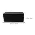thumbnail image 2 of SKISUNO facial tissue holder Tissue Storage Box Black Easy to Clean for Home 1Pack, 2 of 8