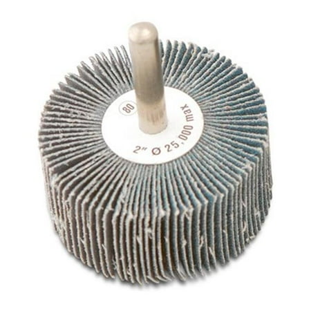 

CGW Abrasives 421-41527 2 x 1 x 14 AL Oxide Flap Wheels 14 Shank