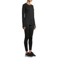 thumbnail image 4 of ClimateRight by Cuddl Duds Women's Plush Warmth Long Thermal Top and Leggings, 2-Piece Set, 4 of 6