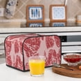 thumbnail image 6 of Fotbe Red Meat for Four Slice Toaster Cover, Fingerprint Protector, Super Soft Appliance Cover And Dust Cover,Bread Dust Cover & Fingerprint Protection, 6 of 7