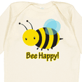 thumbnail image 4 of Inktastic Bee Happy Boys or Girls Long Sleeve Baby Bodysuit, 4 of 5