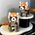 thumbnail image 3 of Simulated Cute Red Panda Doll Red Panda Doll Zoo Plush Toy Xiong Bear Childrens Gift, 3 of 5