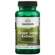 Swanson Grape Seed Extract (Standardized) 50 mg 120 Capsules