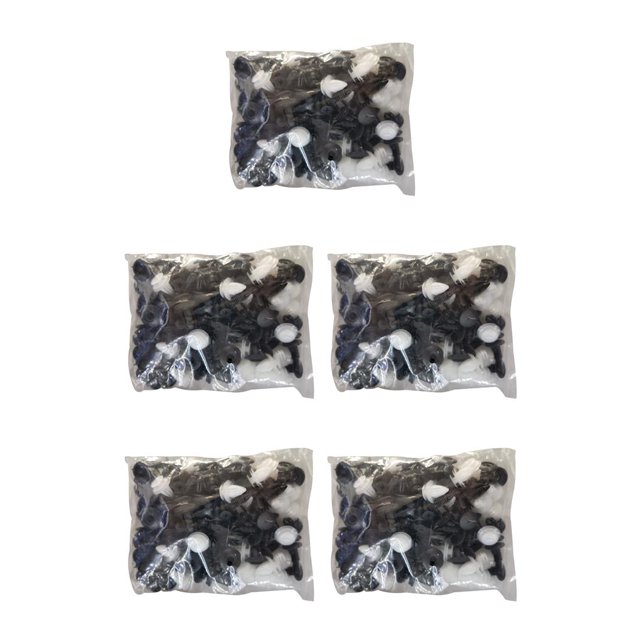 Sidaley Clip de sujeción de 100 uds, remache de pasador de empuje para carrocería de coche, retenedor de Panel embellecedor de puerta de Type3 NO3