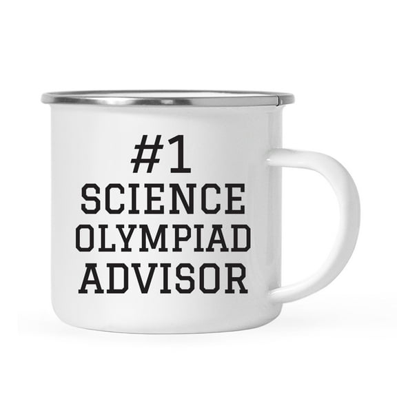 Koyal Wholesale Stainless Steel Campfire Coffee Mug, #1 Science Olympiad Advisor, 1-Pack