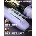 thumbnail image 3 of Rotating Curling Iron 1 1/4 Inch, Automatic Curling Iron with Extra-Long Barrel, Dual Voltage Self Curling Wand 1.25" Hair Curle, 3 of 10