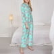 thumbnail image 3 of Fotbe Colorful Sweet Donuts Conjunto de Pijama de Manga Larga para Mujer con Estampado, Ropa de Dormir de 2 Piezas, Conjunto de Casa Suave y Cómodo con Bolsillos-X-Large, 3 of 7