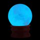 thumbnail image 4 of Esfera de cristal luminosa azul de 35 mm - Piedra natural, con energía solar, brillo suave, decorativa - para el hogar, la oficina, la mesilla de noche y para regalar, 4 of 8