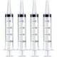 thumbnail image 1 of Juego de 4 jeringas de plástico grandes para laboratorios de ciencias, herramientas de jeringa de medición, dispensación de múltiples usos, 1 of 5