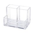 thumbnail image 1 of MesaSe Conteneur à Stylos Portable Transparent Remplacement Table Étudiante Ciseaux Brosse Pot de Rangement Organisateur, 1 of 7