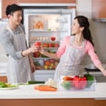 thumbnail image 2 of Juego de 8 contenedores Brandtrendy Para refrigerador libres de BPA, cajas organizadoras transparentes, 2 of 7